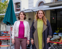 Stadtratskandidatin Simone Brander und Nationalrätin Jacqueline Badran